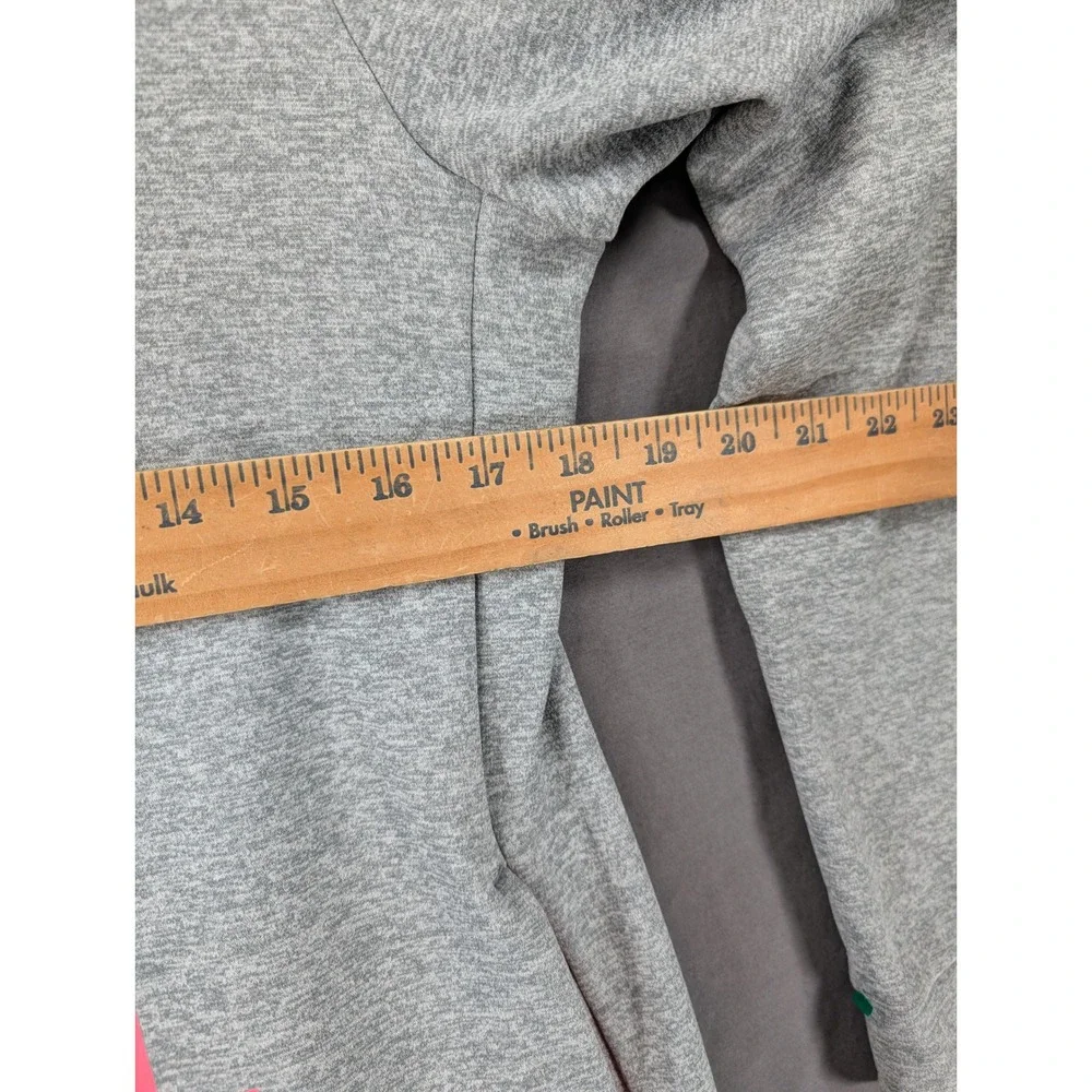 Nike Girls XL Dri-FIT Therma Pullover Hoodie‎ Gray Pink AJ6797-063